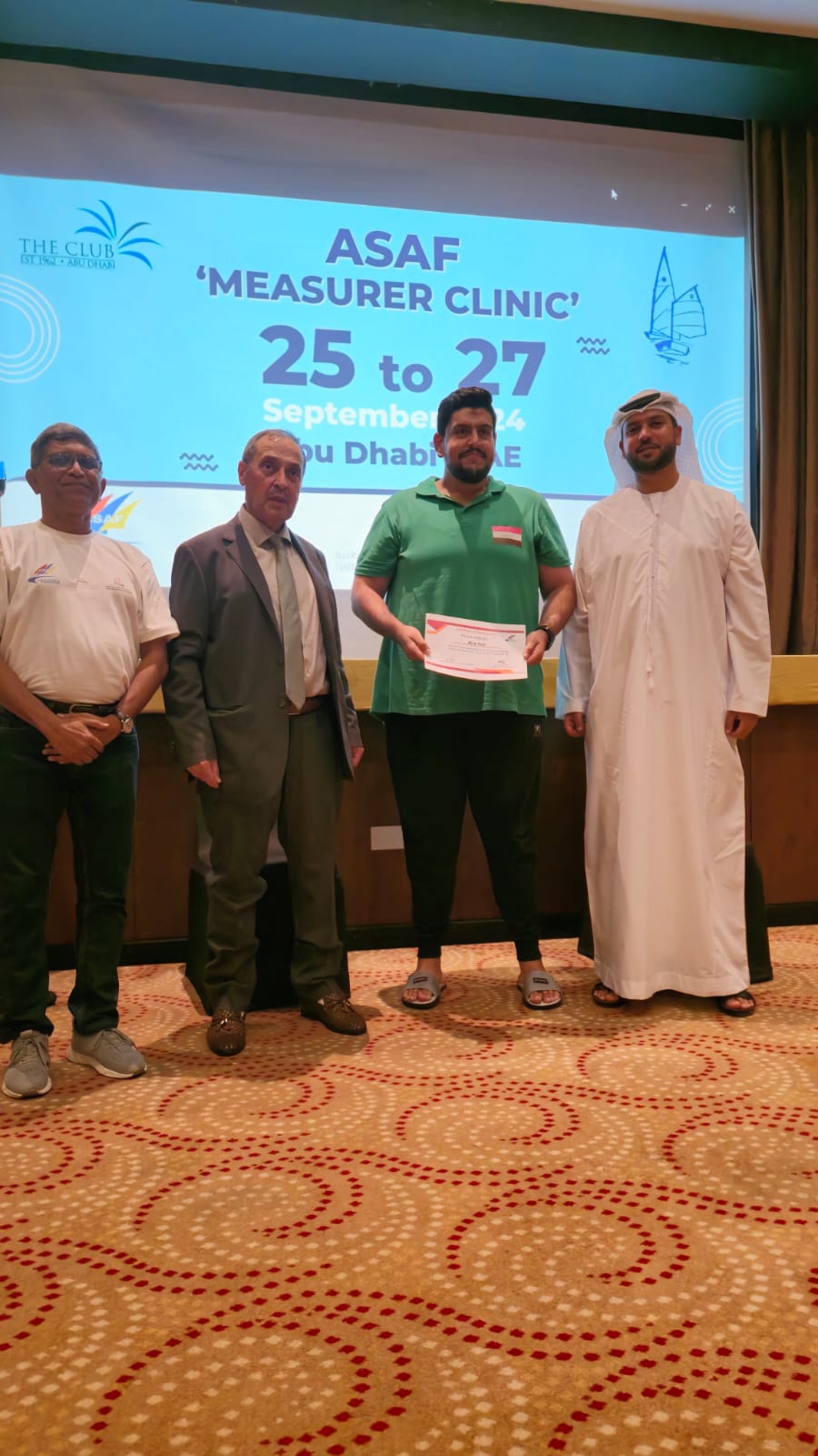 صورة من دورة القياس الاسيوية